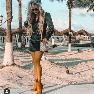 Tularosa green velvet dress brand new